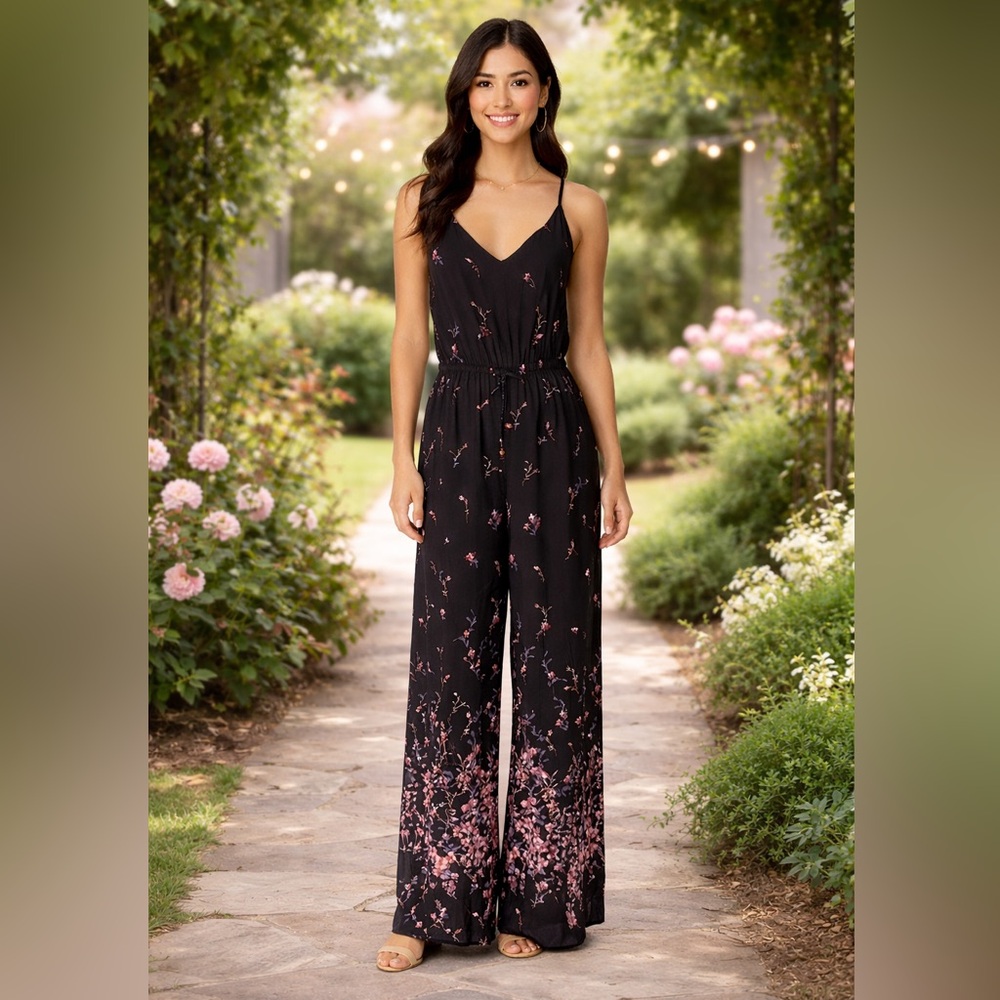 American Rag Floral Jumpsuit